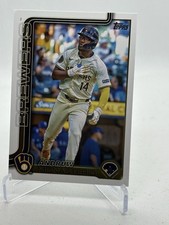 2025 Topps Series Two Andruw Monasterio Milwaukee Brewers Baseball #581