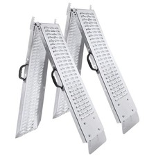 Auffahrrampe Klappbar Aluminium Rampe 180x22,5cm Max. 400kg, Auto Motorrad