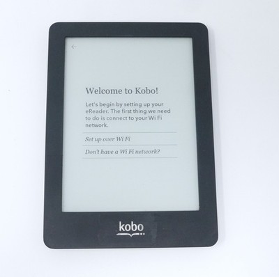 Kobo Glo 2GB 6'' Black eBook Reader N613 - Working Great