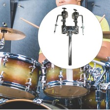 Double Tom Drum Holder Stand Metal Replacement Non Slip Universal Musical