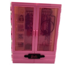Barbie Fashionista Ultimate Closet Pink Portable Doll Storage Case Accessory