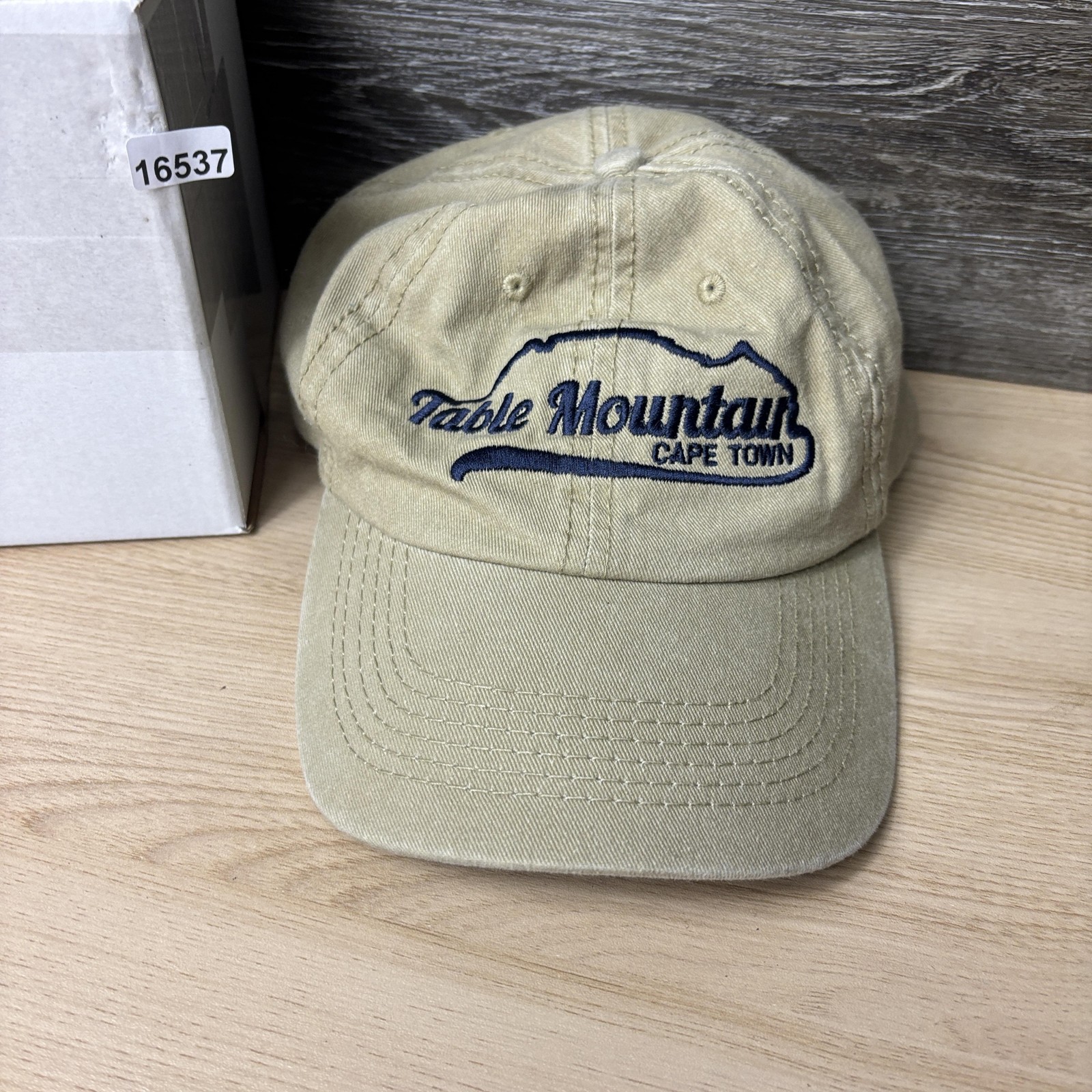 Table Mountain Cape Town Hat Cap Strap Back Khaki… - image 9