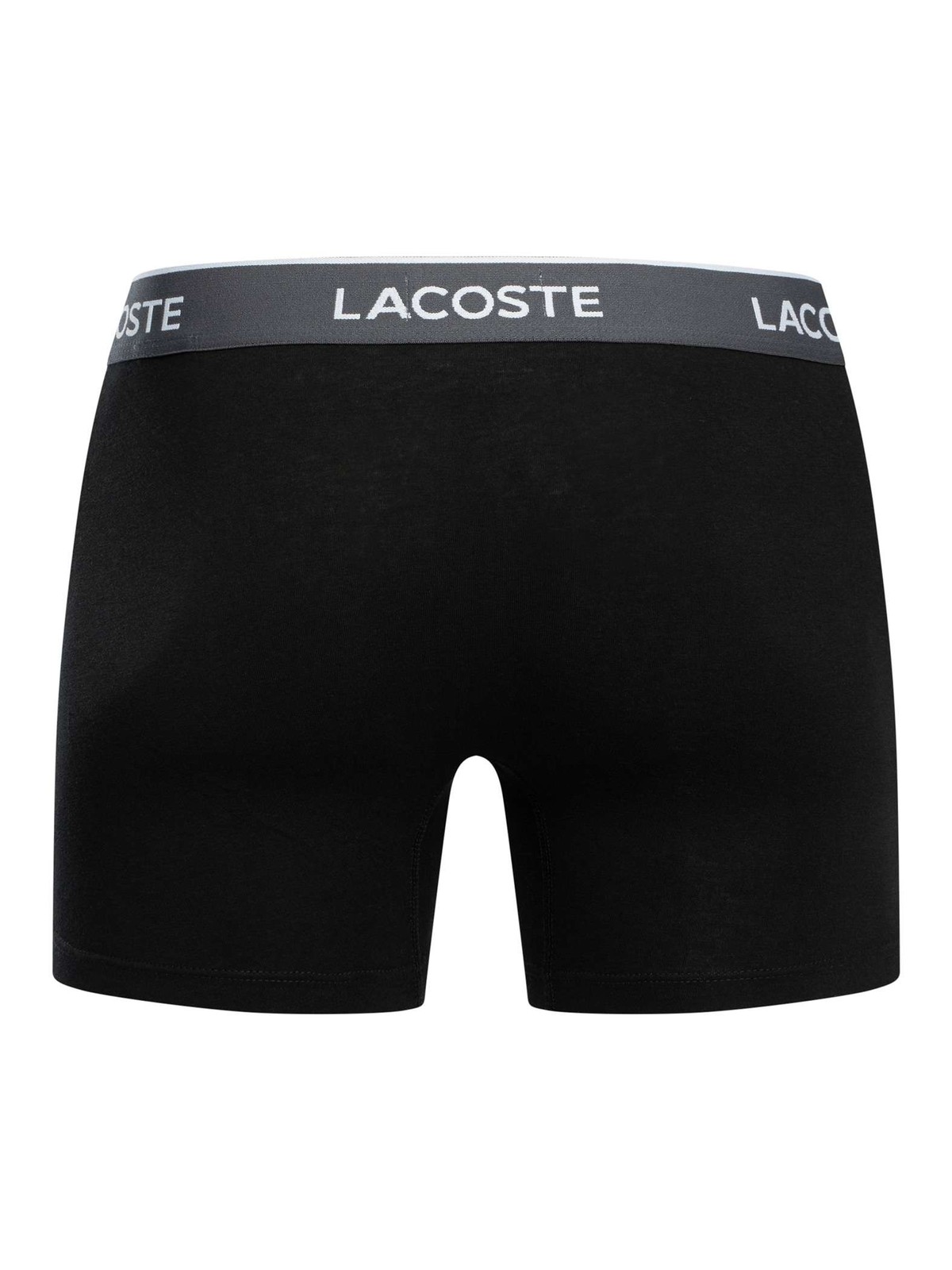 Lacoste Men's 3 Pack Boxer Briefs, Black thumbnail 4