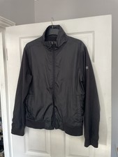 Victorinox Men’s Medium Black Windbreaker Jacket Bomber Full Zip Lighweight