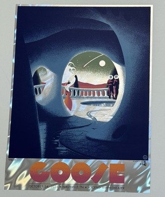 Goose The Band Concert Poster Nashville TN Ascend 2024 LAVA FOIL