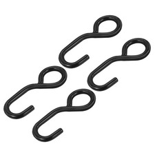 4 x S Shape Strap Hook 25mm High Load for Truck Trailer