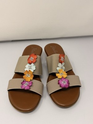 Italiana by Italian Shoemakers Women's Julliet Wedge Sandals 8.5M Bright Floral