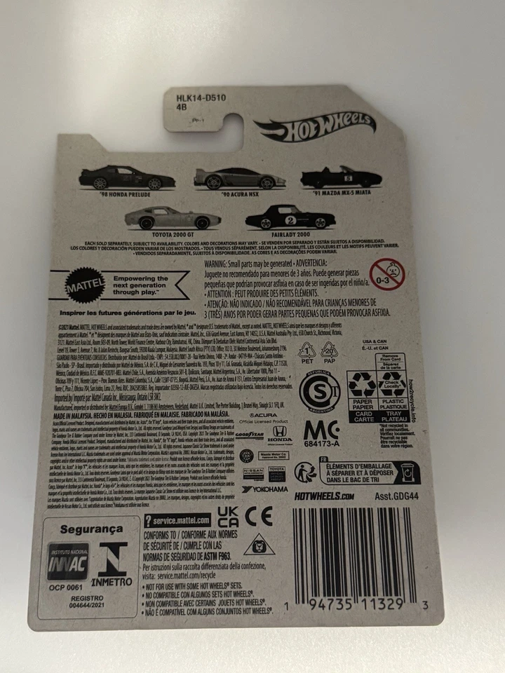 Hot Wheels HW 2023 serie clásica japonesa 5/5 negro Fairlady 2000 S41 Foto 2 de 2