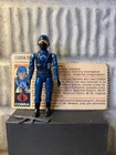 GI JOE Vintage Action Figure COBRA OFFICER Complete with File Card 1982