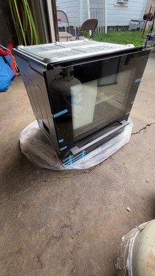 Takywep 24 in Built-In Electric Convection Wall Oven 2.5 cu ft Black 3000W