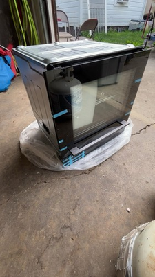 #ad #ad Takywep 24 in Built In Electric Convection Wall Oven 2.5 cu ft Black 3000W $300.00