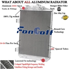 3 Row Aluminum Radiator for 1930 Chevrolet Car Chevy V8 Conversion  US