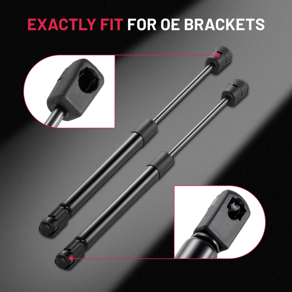 2Qty Rear Trunk Lid Lift Supports Struts Shocks For 1998-2012 Chevrolet Corvette Foto 3 de 4