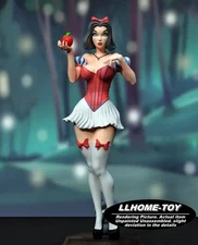 1/24 7cm tall Snow White 3D Print Model Unpainted Garage Kit statue Figure