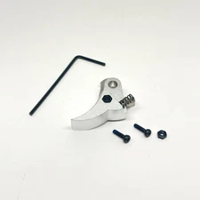 Gen 3-4 Aluminum Silver Curve Trigger 17 19 26 Free Sticker Version II For Glock