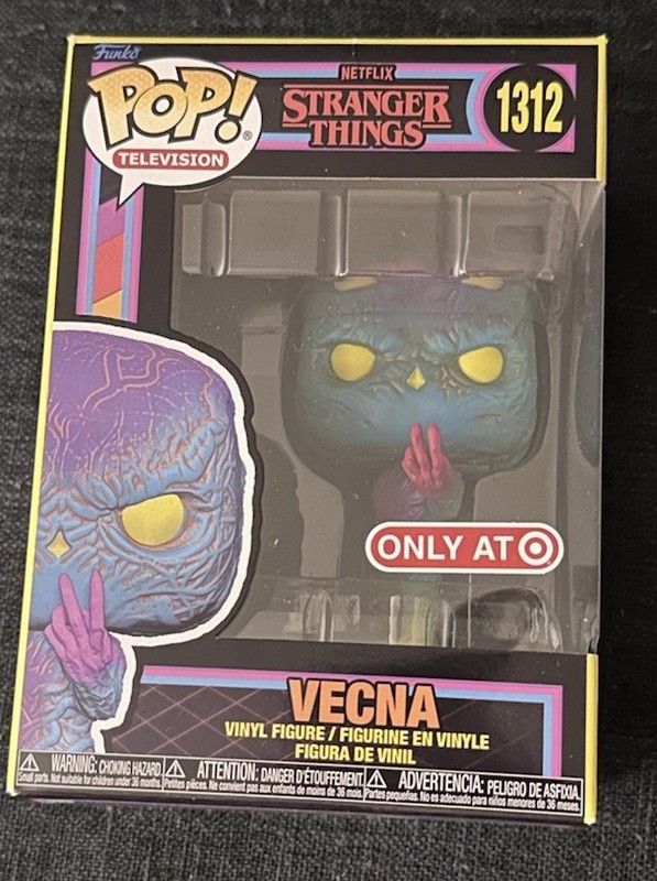 Funko Pop! Vinyl: Stranger Things - Vecna Black Light- Target (Exclusive) #1312