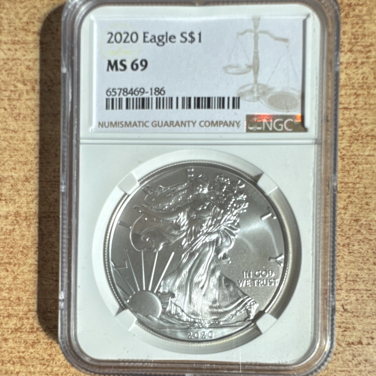 25+ American Eagle MS 69 Graded 2020 Silver Bullion Coins for sale