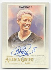 2020 Topps Allen & Ginter Megan Rapinoe Full-Size Autograph Soccer
