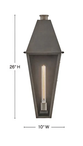 Hinkley Lighting 28860 Endsley 26" Tall Wall Sconce - Blackened Brass - Picture 5 of 6