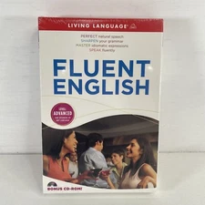 Fluent English [With CDROM and 3 60-Minute Audio CDs] by Living Language Sealed