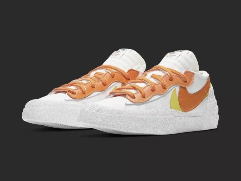 SACAI X NIKE Nike x Sacai blazer basso. Arancione magma. Taglia da uomo 10 5. DD1877 100