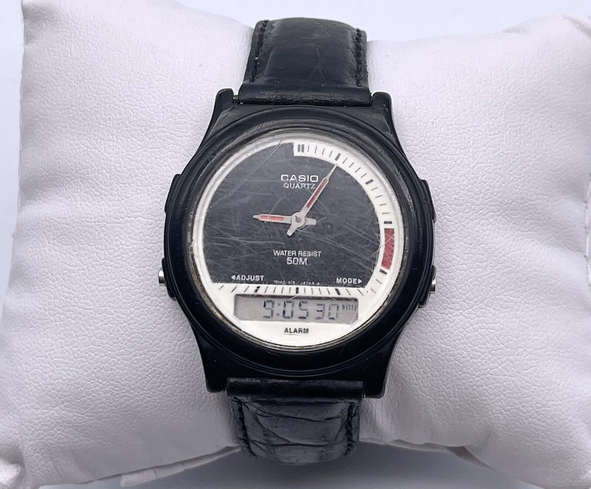 Rare Vintage Casio Model AQW-5 Module 308 Analog-digital Watch W