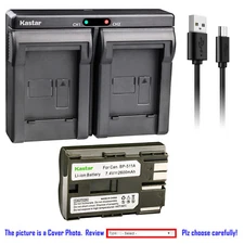 Kastar Dual Charger Battery for Canon BP-511 CB-5L & FV2 FV10 FV20 FV30 FV40