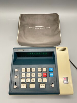 SHARP COMPET CS 225 TISCHRECHNER TASCHENRECHNER 1973 VINTAGE