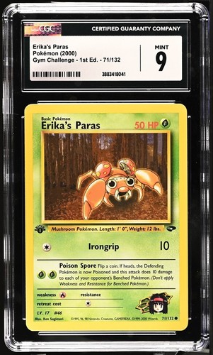 Erika's Paras (1st Edition) graded CGC 9 for sale on eBay