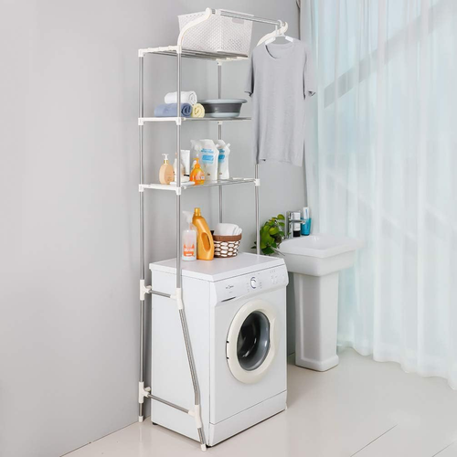 3-Tier Laundry Room Shelf over Washing Machine Storage Utility Rack above Toilet - Picture 2 of 7