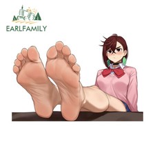 Earlfamily 5.1 Momo Ayase Ayase Seiko Hood Foot Up Anime Car Decals Sticker Earlfamily 5.1 Momo Ayase Ayase Seiko Hood Foot Up Anime Car Decals Sticker