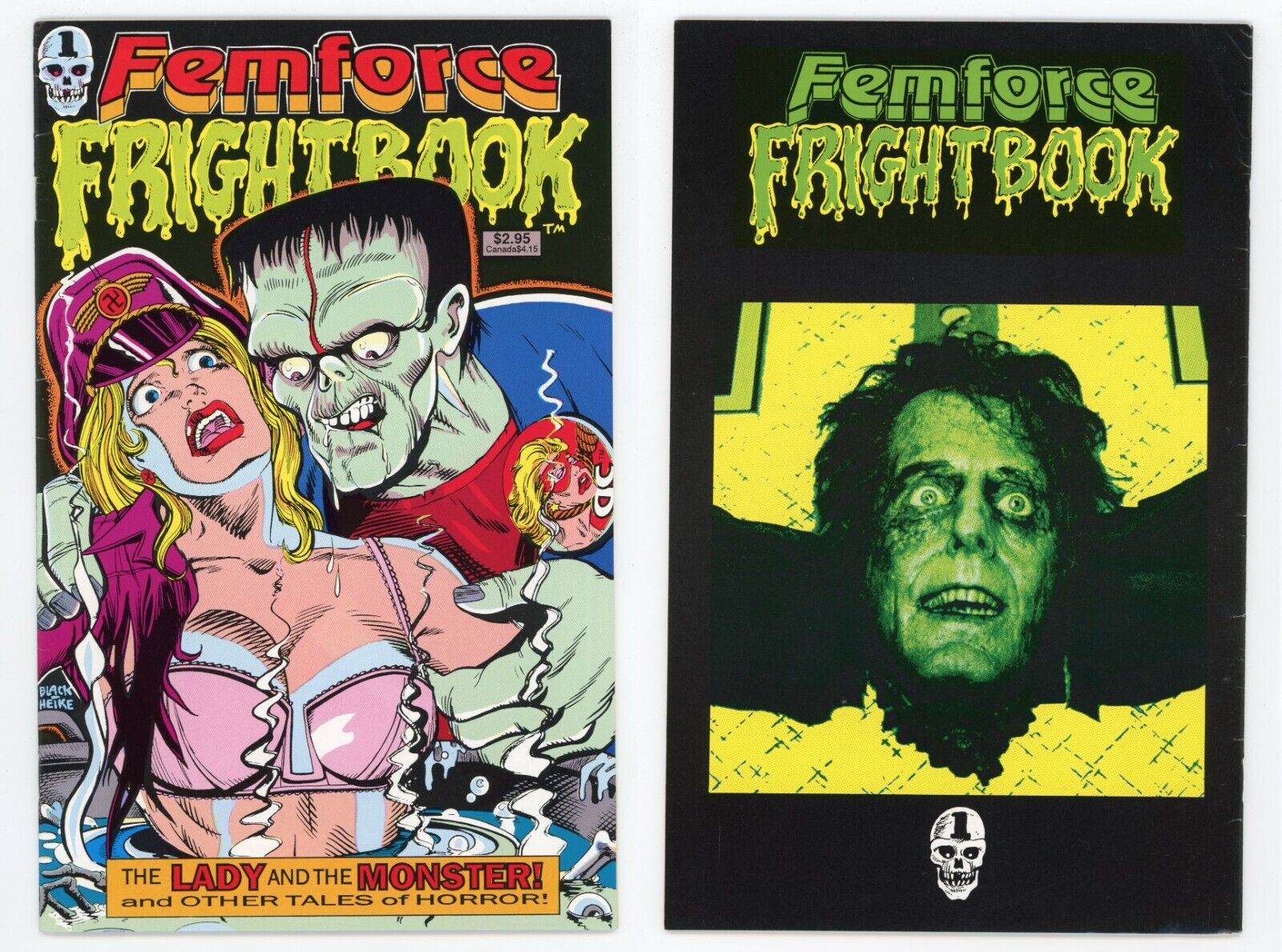 Femforce Frightbook #1 (VF- 7.5) Frankenstein Good Girl Art AC 1992 Americomics