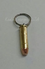Bullet Key Chain 357 Magnum  Bullet Jewelry,  Pendant, Zipper Pull