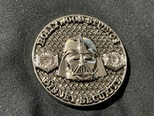 WALT DISNEY WORLD HOLLYWOOD STUDIOS SECURITY “DARTH VADER”CHALLENGE COIN