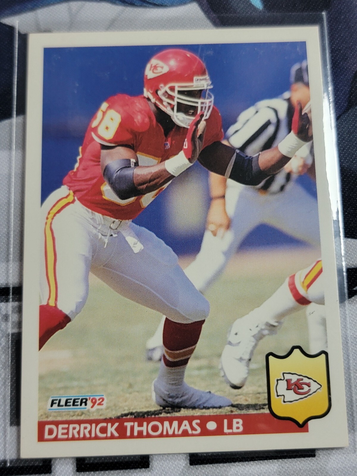 DERRICK THOMAS 1992 Fleer #184.  CHIEFS