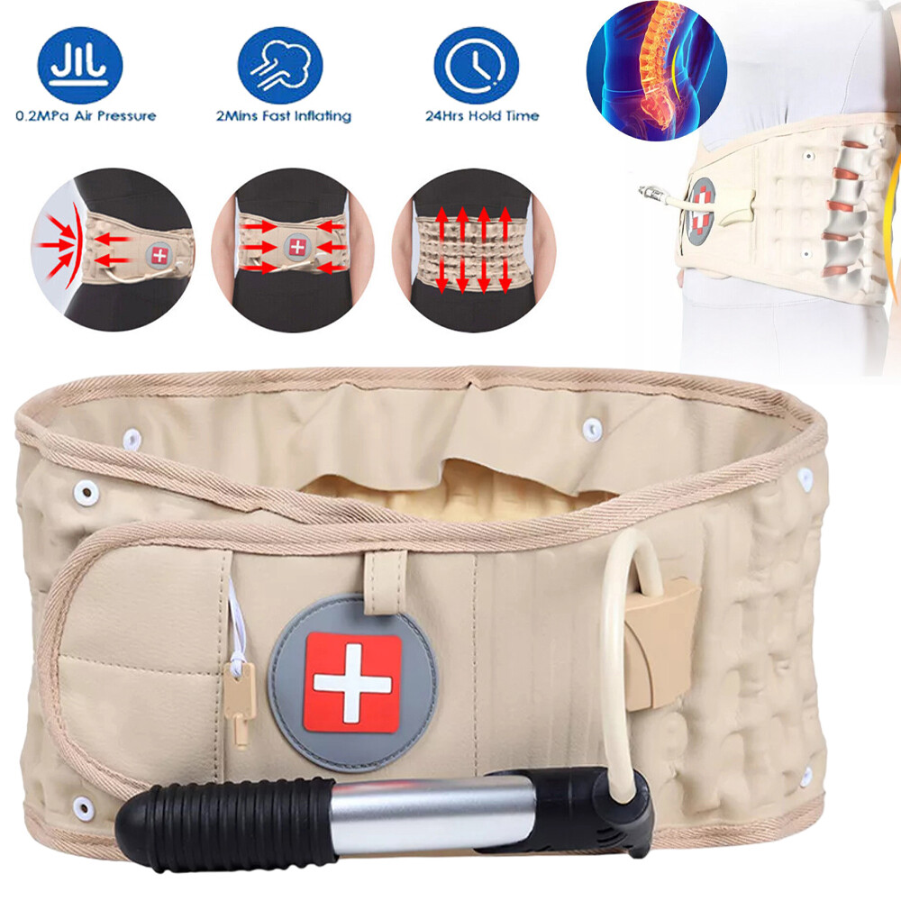 Lendenwirbelgürtel unterer Rücken Wirbelsäule Dekompression Brace Aufblasbarer