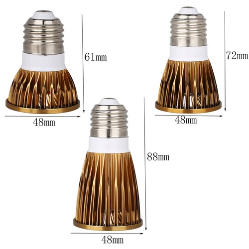 6X 12W 6W Dimmable COB Light GU10 MR16 E27 E14 LED Spotlight Bulb Bright Lamp s - Picture 12 of 21