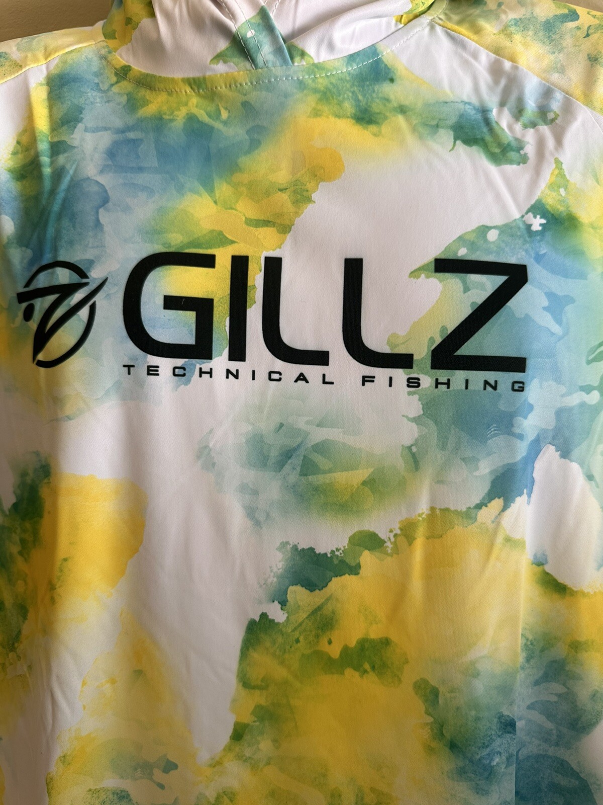 Gillz Technical Fishing Hoodie UV Pullover Sweatshirt Shirt Mahi Yellow
