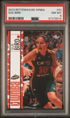 2013 Rittenhouse WNBA Sue Bird PSA 8 Seattle Storm UCONN Huskies