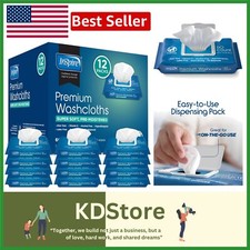 600 Count Hypoallergenic Adult Wet Wipes with Aloe - Ideal for Incontinence Care