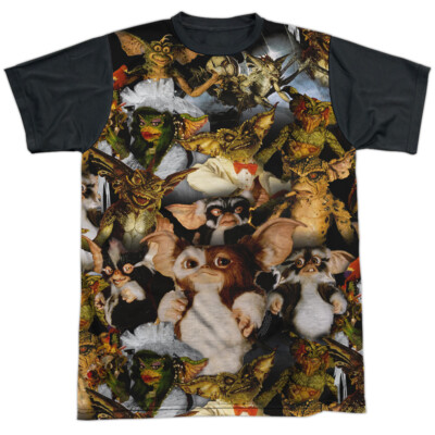 Gremlins 2 Pack Of Gremlins Adult Halloween Costume T Shirt (Black Back), S-3XL