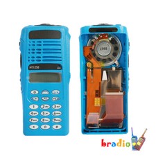 Blue Repair Housing Case For HT1250 Full-keypad W/H Speaker LCD Display Radio