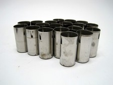 Lot of 20 Morton Stainless-Steel Culture Tube Closures #18 USED