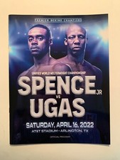 Errol Spence Jr. vs Yordenis Ugas 2022 Official On-Site Program