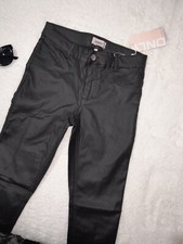 Pantaloni nero Only tipo effetto pelle senza tasche posteriori