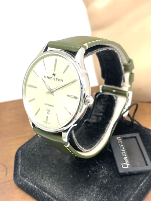 Hamilton Men's Watch H38525811 Thinline Swiss Automatic Green
