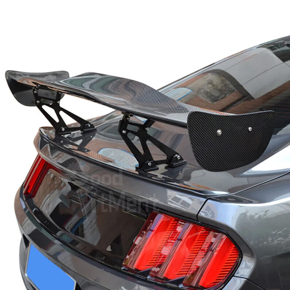 Alerón trasero de fibra de carbono para Peugeot 207 206 CC 57" ABS ESTILO GT EE. UU. Foto 3 de 4