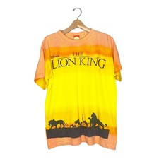 Vintage 90s Disney's The Lion King XL Movie T-Shirt Tie Dye Single Stitch