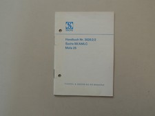 Fahrerhandbuch Betriebsanleitung Sachs 50/AMLC Mofa 25