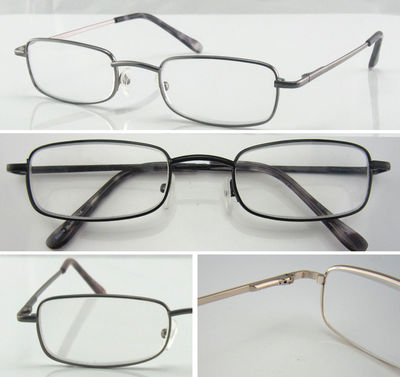 Klassische Metall Lesebrille/Federscharniere/Multi Designed/Stärke +0,50-+3,75